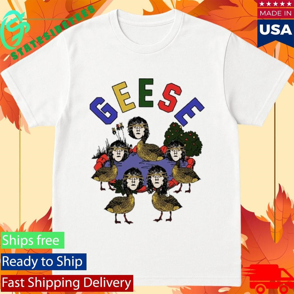 Geese Surreal Goose Illustration T-Shirt