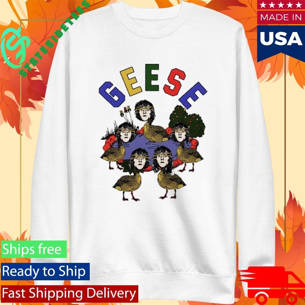 Geese Surreal Goose Illustration T-Shirt