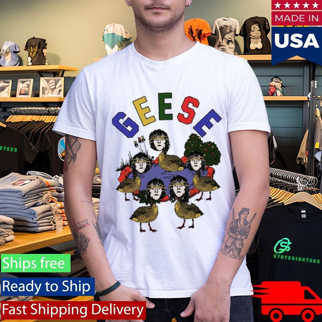Geese Surreal Goose Illustration T-Shirt
