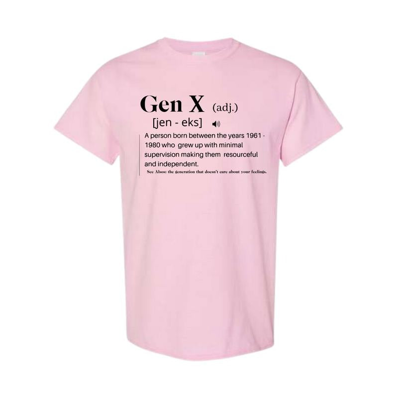 Gen X Definition Shirt, Funny Women's Graphic Shirt, Boss Gift, Sarcastic Gift, Mom Christmas Gift, Funny mama Tee shirt,...