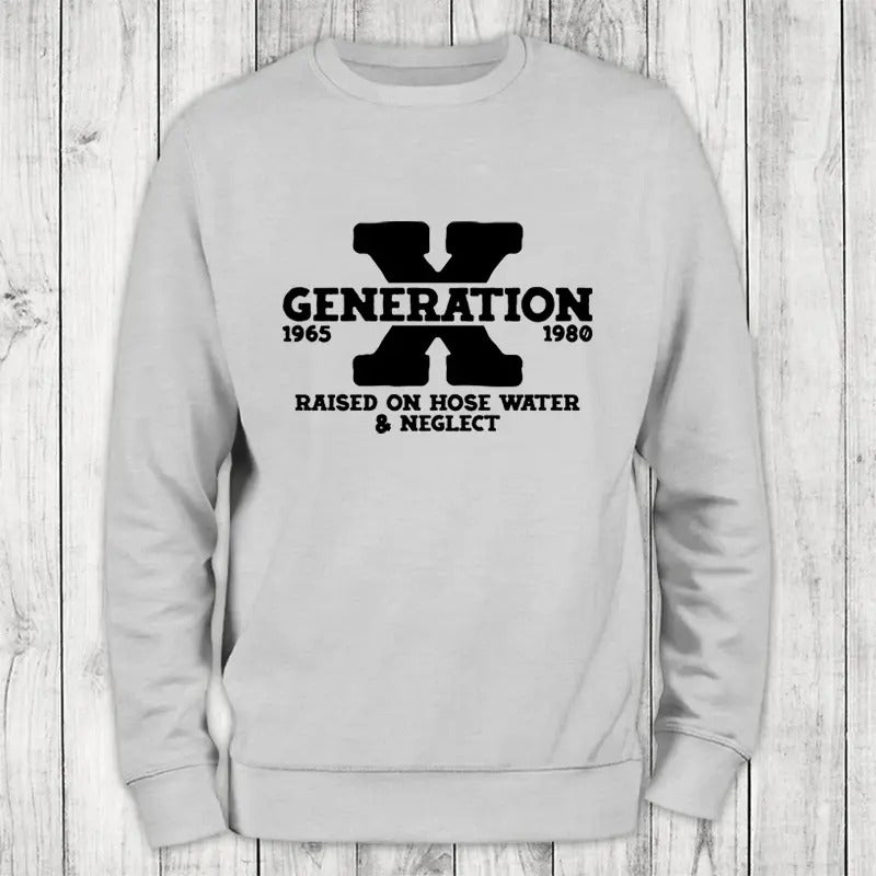 Gen X Sweatshirt Classic Womenswear T-Shirts, Hoodie | DripVista.com