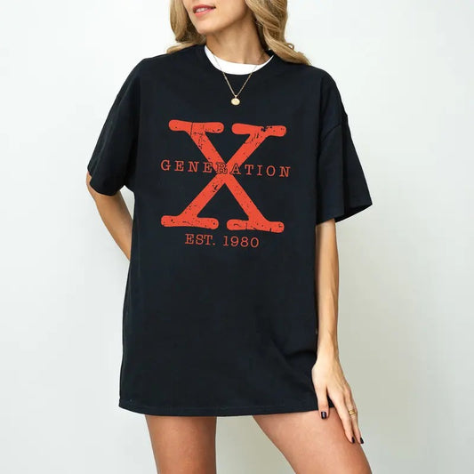 Gen X TShirt, Generation X T-Shirt, Gen X Sweatshirt, Generation X Shirt, Raised on Hose Water and Neglect Shirt, Retro X Generation T-Shirt