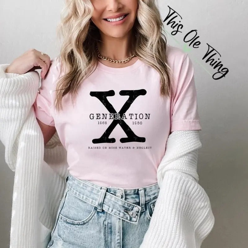 Gen-X Unisex T-Shirt, Trending T-shirt, summer tee Hoodie, Sweatshirt | DripVista.com