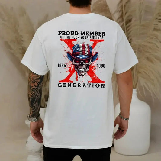 Generation X Faf0 Shirt, Raised On House Water And Neglect, Humorous Tee, Proud Member Generation, Gen X Sarcastic, Unisex Shirt, Casual Clothing