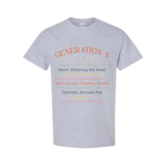 Generation X Raised On Hose Water Shirt, Generation X Womenswear Top, Full Color, Full Size