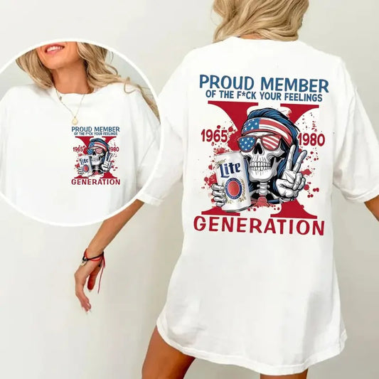 Generation X Year New Version Shirt, The True Fafo Generation X New Version Two Side Shirt, Gen X Shirt, Unisex Short Sleeve Tee, Casual Clothing