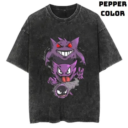 Gengar Ghost Tree Vintage Tee, Gengar Shirt, Pokemon Shirt, Pokemon Merch, Pokemon Gengar Shirt, Ghostly Gengar, Funny Halloween Shirt, Anime Manga Shirt, Graphic Tee Shirt, Unisex T-Shirt, Gift For Fan Pokemon, Halloween Gifts Top Menswear