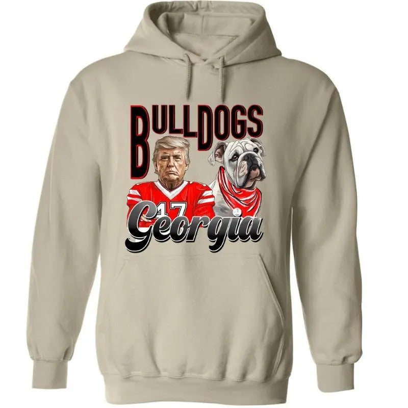 Georgia Bulldogs Hoodie,Sweatshirt,T-Shirt, Football Bulldogs Hoodie, Bulldogs Mascot School Shirts, Dog Lover Shirt, School Team Shirts, Football Team Shirt, Shirt For Men and Women