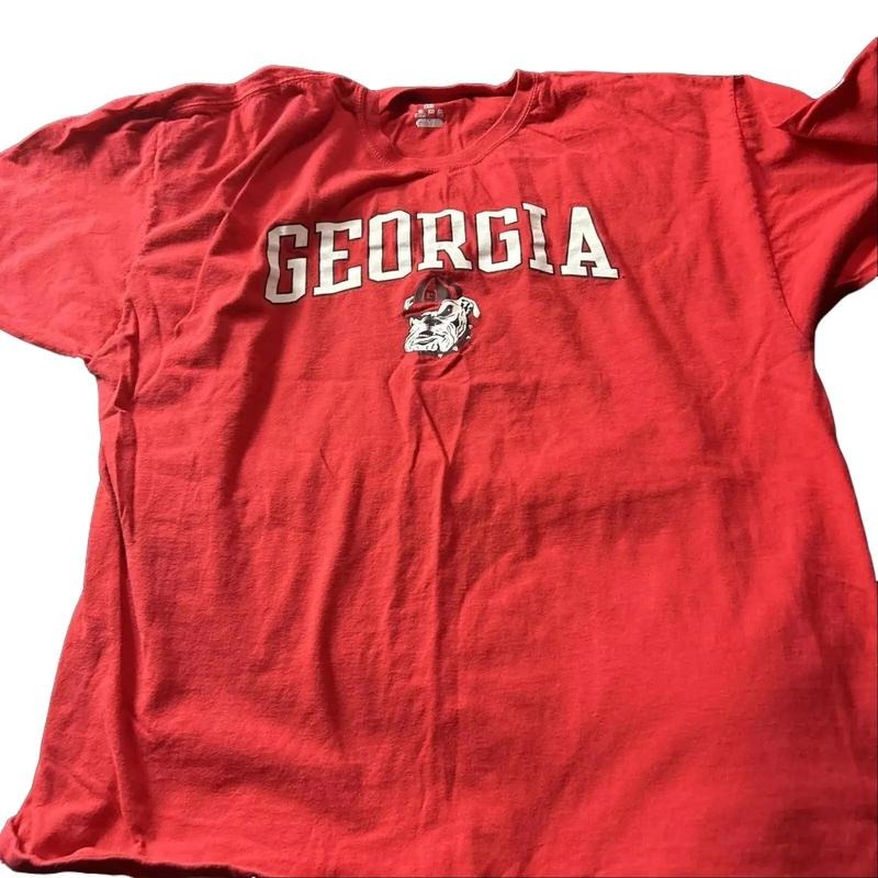Georgia Football College T-Shirt, Unisex T-shirt Sweatshirt Hoodie Cotton Top