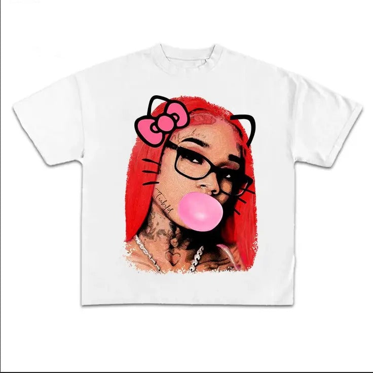 Get It Sexyy BUBBLE GUM Big Face Casual Tee Hoodie, Sweatshirt | DripVista.com