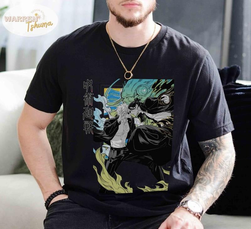 Geto Suguru x Gojo Satoru JJK Shirt, Suguru Satoru Shirt, Anime Unisex Shirt