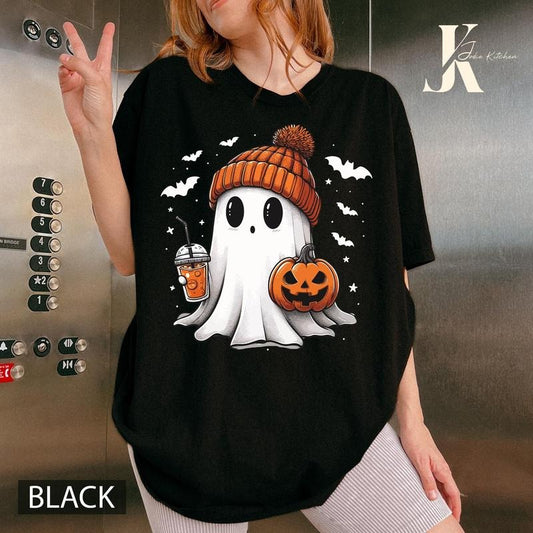 Ghost Halloween Shirt Crew, Cute Ghost Shirt, Womens Halloween Shirt, Cute Fall Shirt, Spooky Season Shirt, Gift For Halloween, Sweatshirt, Hoodie