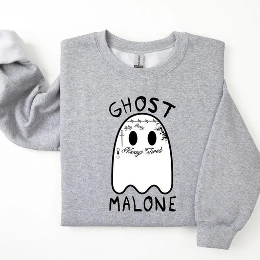 Ghost Malone Halloween Cute Boo Ghost Sweatshirt, Posty Halloween Unisex Tee