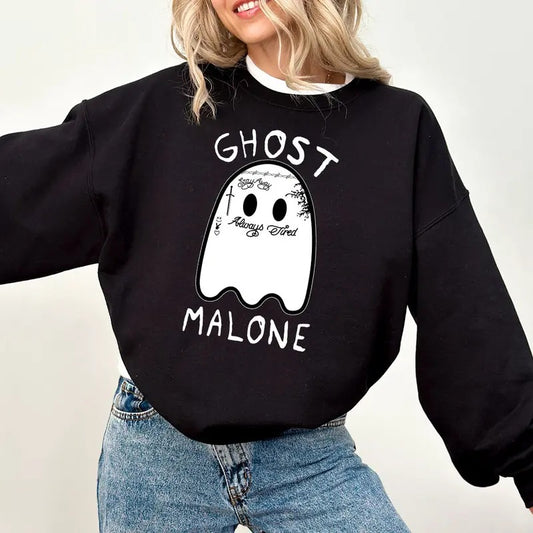 Ghost Malone Sweatshirt Tshirt Hoodie, Halloween Shirt, Cute Ghost Shirt, Funny Halloween Shirt, Stay Spooky, Spooky Shirt, Halloween 2024