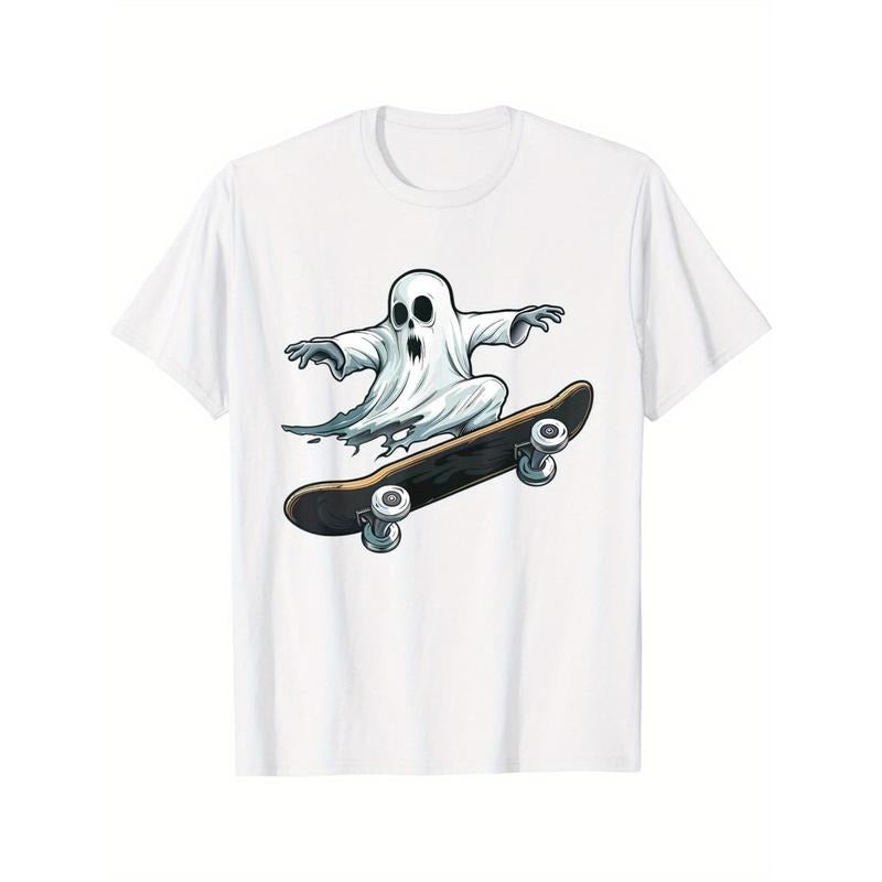 Ghost Skateboard Halloween skateboard T-shirt Made in USA Hoodie, Sweatshirt | DripVista.com