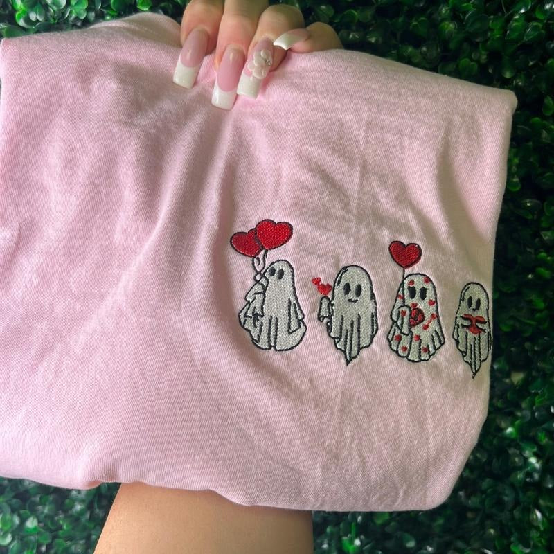 Ghost valentines shirt Hoodie, Sweatshirt | DripVista.com