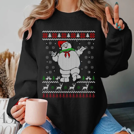 Ghostbuster Sweatshirt, Ghostbuster Ugly Christmas Sweater Shirt Ghostbuster Christmas Xmas Shirt Family Christmas Shirt