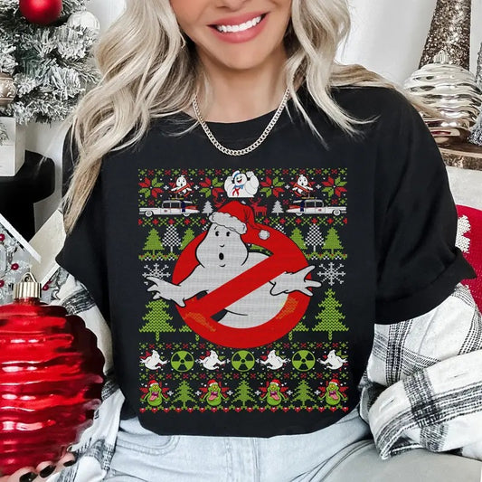 Ghostbusters Ugly Christmas Sweater Ghostbusterst Christmas Sweater Ghostbuster Movie Ghostbusters Halloween Sweater Gift For Christmas