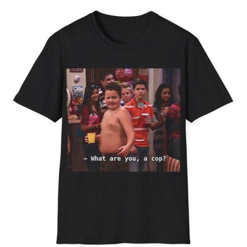 Gibby What are you WB shield cop Unisex T-Shirt, Gibby Adult Casual T-Shirt Menswear Top Underwear Tshirt Streetwear...