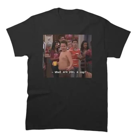 Gibby What are you a cop Unisex T-Shirt, Gibby Adult Casual T-Shirt Menswear Top Underwear Tshirt, Gift for Fan, Gift for Women, Gift for Friend, for Men