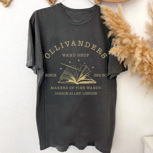 Giftifymama Ollivanders Wand Shop Nursing T-shirt