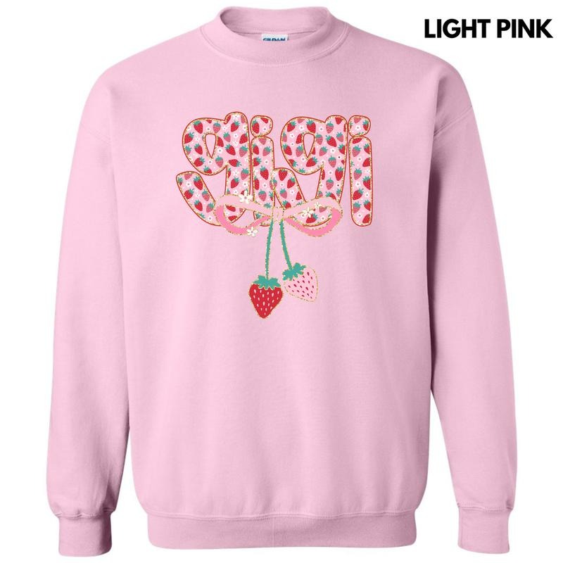Gigi Strawberry Coquette Sweatshirt 'NLB'