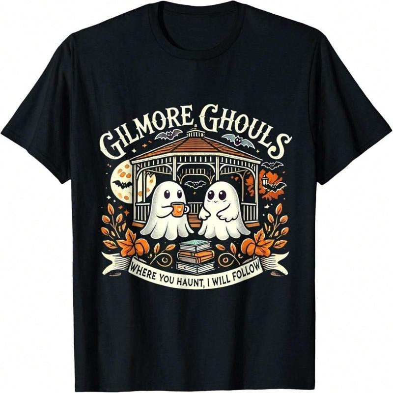 Gilmore Ghouls Where You Haunt Swoosh Will Follow Apparel Women'WB shield T-Shirt Hoodie, Sweatshirt | DripVista.com