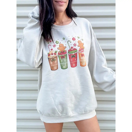 Gingerbread Coffee Graphic Top