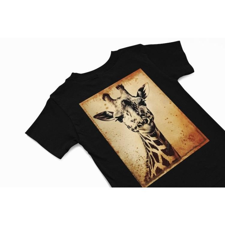 Giraffe T-Shirt, Giraffe Graphic tee, quirky animal Tee, Cute Animal tee, African animal t shirt, T-Shirt, Giraffe lover...