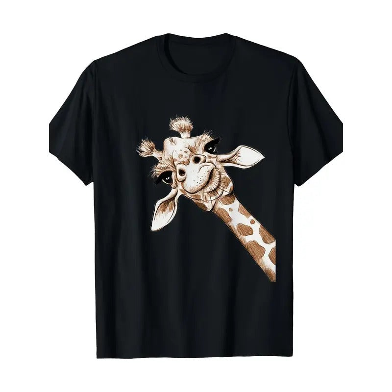 Giraffe-loving Female Wildlife Giraffe Lover T-shirt Girl Made in USA Hoodie, Sweatshirt | DripVista.com