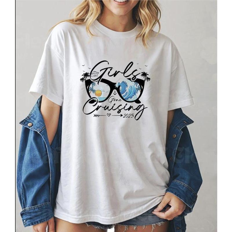 Girls Straw hat pirates Cruising Shirt, Girls Cruise 2025 Tee, Cruise Lovers Shirt, Vacation Cruise Trip Shirt, Matching Cruise Shirt, Girls Vacation tee