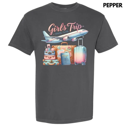 Girls Trip Suitcases Comfort Colors T-Shirt 'NLB'
