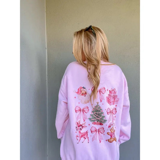 Girly Christmas Graphic Top