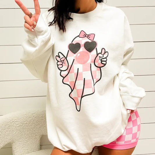 Girly Ghost Graphic Top