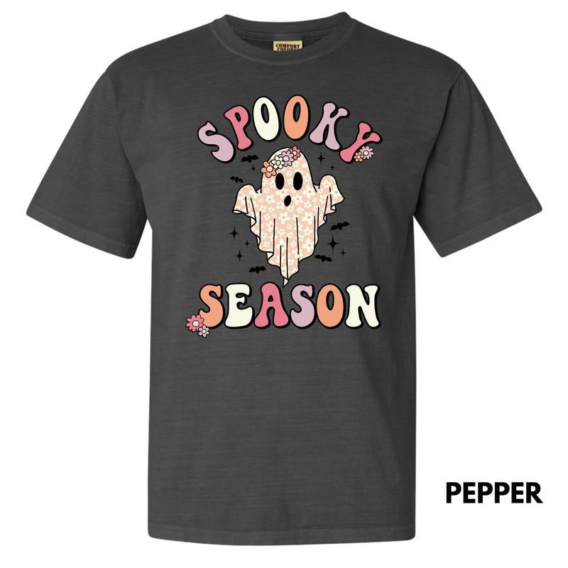 Girly Spooky Season Comfort Colors T-Shirt 'NLB'