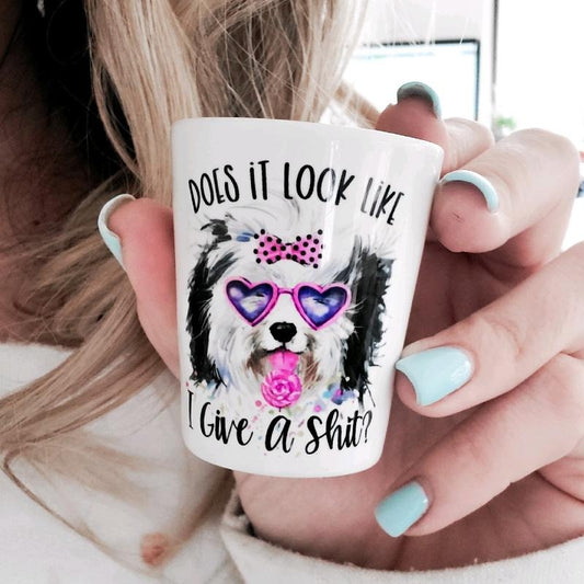 Give A Sh*t Shot Glass