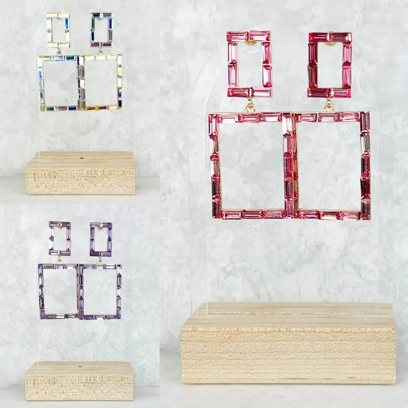 Glimmer Glass Square Earrings *Final Sale* T-Shirts, Hoodie, Sweatshirt | DripVista.com