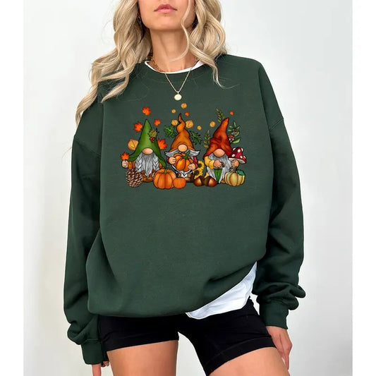 Gnomes Fall Sweatshirt, Gnome Sweater, Fall Shirt, Fall Thanksgiving Shirt, Thanksgiving Gnome, Cozy Season, Fall Vibes Shirt, Autumn Thanksgiving Sweatshirt