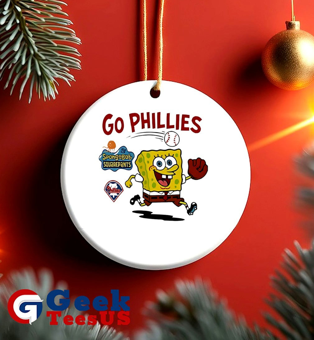 Go Phillies SquarePants cartoon shirt