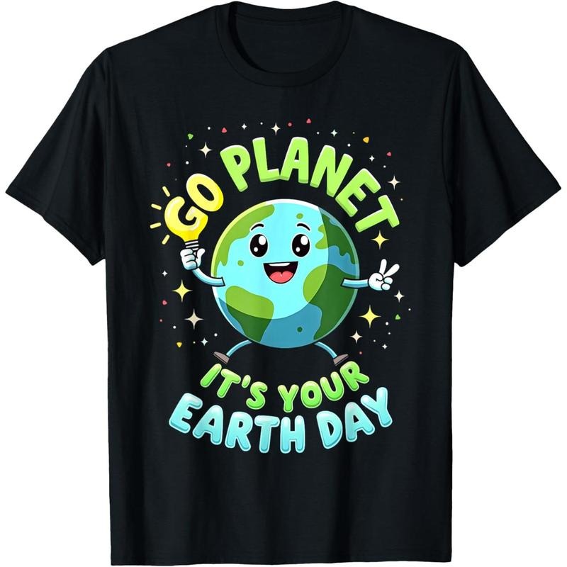 Go Planet Its Your Earth Day 2025 Teacher men T-Shirt made in usa Hoodie, Sweatshirt | DripVista.com