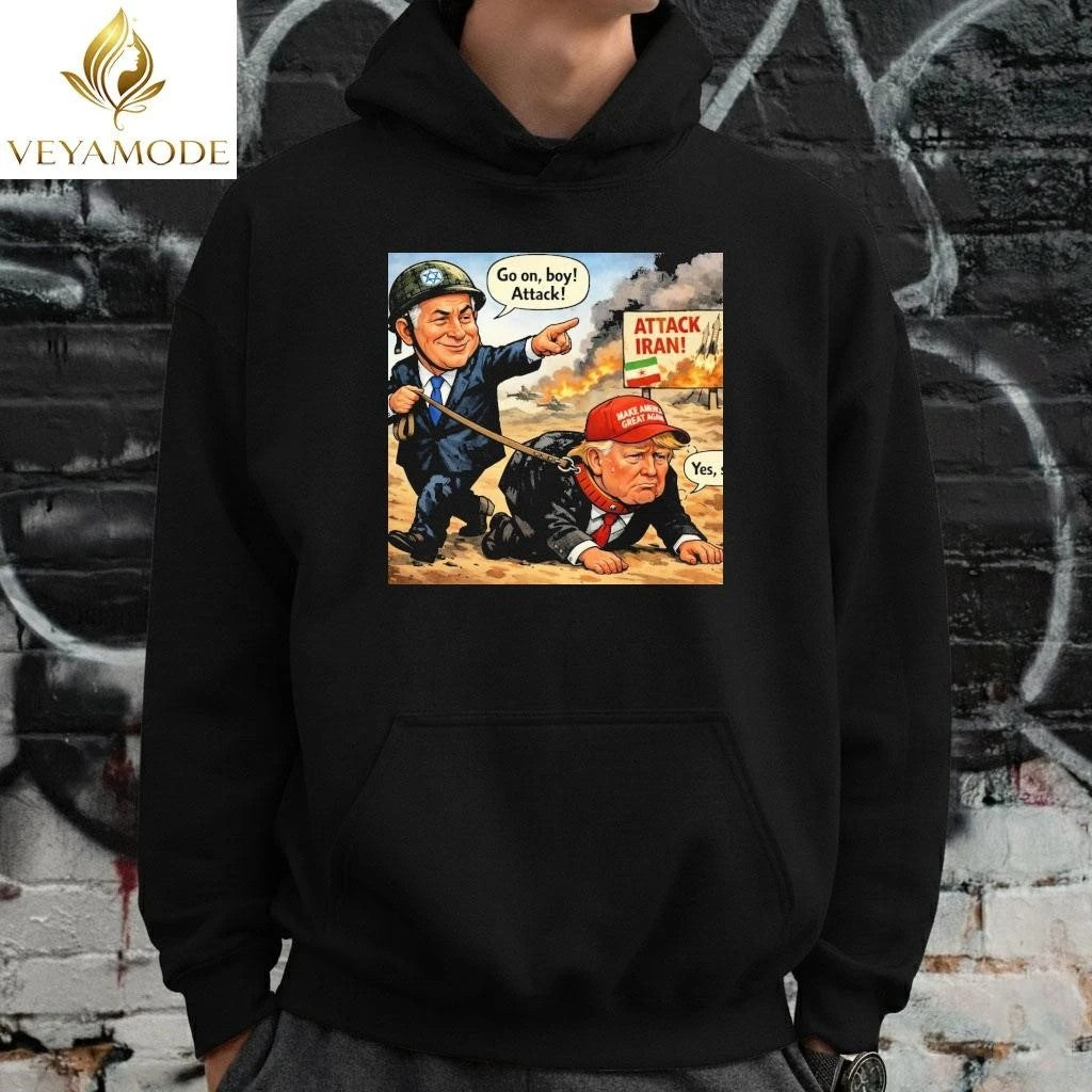 Go on Boy Attack Iran Trump Benjamin Netanyahu tee