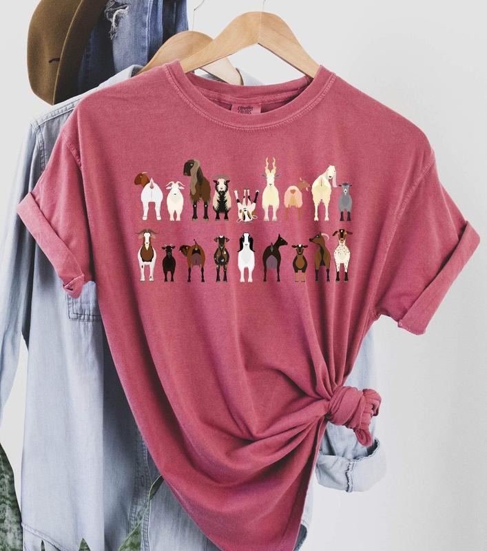 Goat Breeds Farm Animal Lover T-Shirtstyle{n002}2 T-Shirts, Hoodie, Sweatshirt | DripVista.com