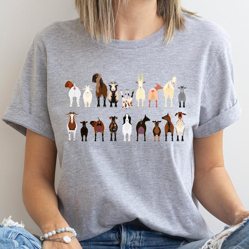 Goat Lovers Super Soft Tees, Farm Animal Shirts, Illustration, Breeds Hoodie, Sweatshirt | DripVista.com