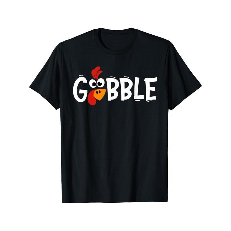 Gobble Till You Wobble Cool Turkey Thanksgiving Gobble T-Shirt made in usa Hoodie, Sweatshirt | DripVista.com