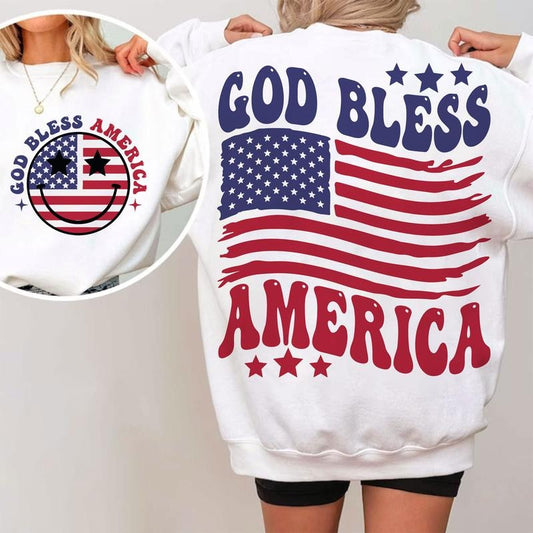 God Bless America 4th Of July 4th Of July Shirt Independence Day America Usa Patriotic Memorial Day