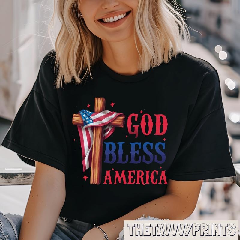 God Bless America Shirt Memorial Day Shirt Fourth Of July Shirt Red White And Blue Usa America Shirt Patriotic Shirt Family Shirt