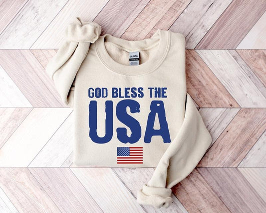 God Bless The Usa Flag Design Usa Flag Design Flag Day Shirt Veterans Day Shirt Memorial Day Us Vet Us Patriot 4th Of July Design