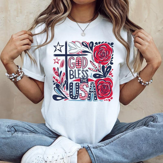 God Bless the USA DTF Transfers - THIS IS NOT A SHIRT