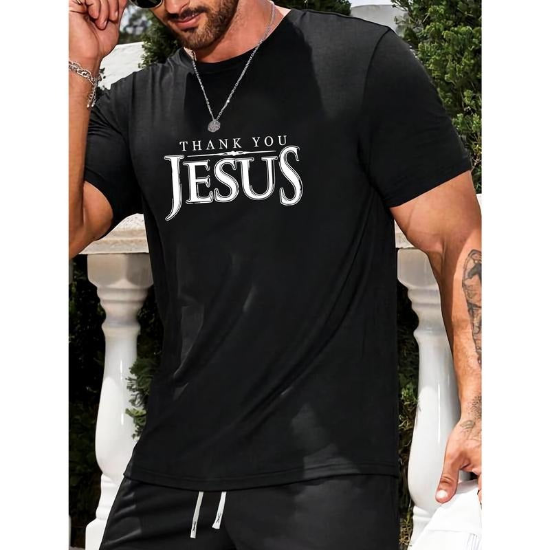 God Print Round Neck Tee