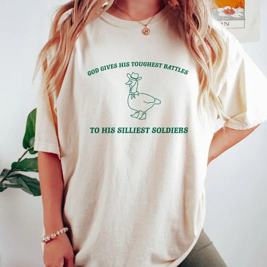 God's Silliest Soldier, Raccoon T Shirt, Weird T Shirt, Funny T Shirt, Meme T Shirt, Trash Panda T Shirt, Unisex